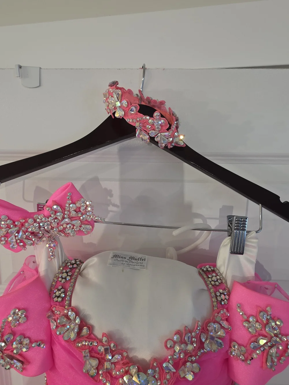 Full GLITZ Custom made Pageant Cupcake Dress w Accessories